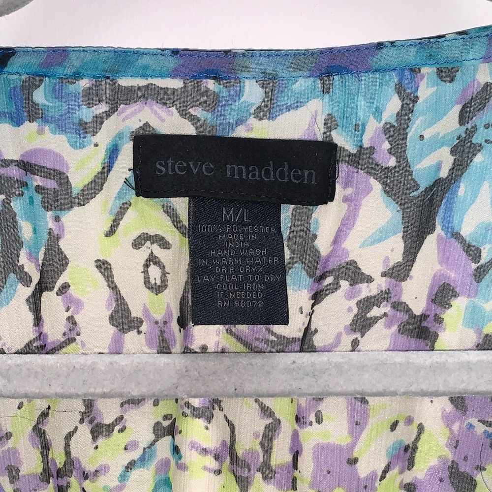 Steve Madden Tropical Swim Cover Up Size M/L - Picture 3 of 3
